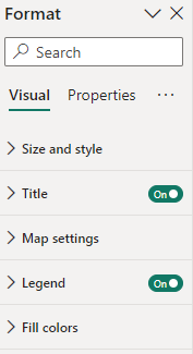 Filled Map Settings