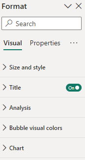 Key Drivers Visual Settings