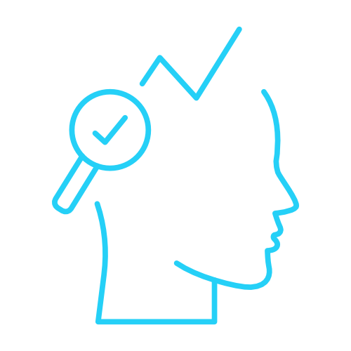 LeanProductivity logo showing a head silhouette with a checkmark