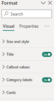 Multi Row Card Settings