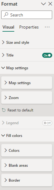 Shape Map Settings
